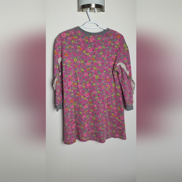 PRE LOVED - Kate Spade | Marker Floral Ruffle Sleeve Dress size small - Picture 4 of 6
